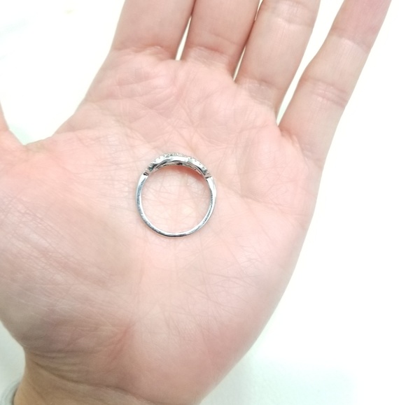 🔥LAST 1🔥18K WHITE GOLD PLATED SIMULATED DIAMOND - Picture 8 of 9